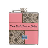 Kolf Klein (Perzik LED S.C.C.) RFPMD-ontwerpen ©️2 Heupfles (Voorkant)