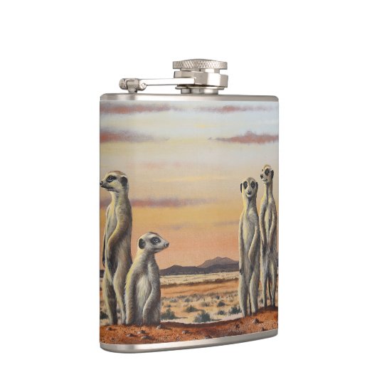 kolf-meerkatten heupfles (Rechts)