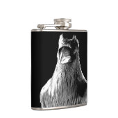 Kolf met aangepaste gedistilleerde drank van Raven Heupfles (Rechts)