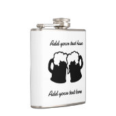 Kolf met Beer Mok Design Heupfles (Rechts)