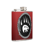 Kolf met Beer op basis van stamhout, aangepaste Be Heupfles (Rechts)