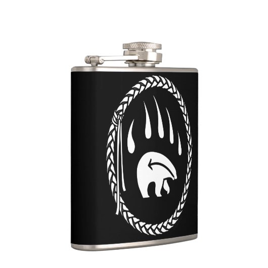 Kolf met Beer op basis van stamhout, aangepaste Be Heupfles (Rechts)