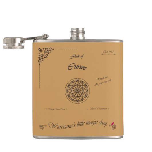 Kolf met curseurs heupfles (Geopend)