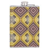 Kolf met gelaagde argyle heupfles (Achterkant)