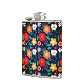 Kolf met kleurrijke ventilator voor een heupkolf heupfles (Links)