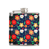 Kolf met kleurrijke ventilator voor een heupkolf heupfles (Voorkant)