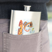 Kolf met Summer Snowman Drink Cocktail Flacon (Voorbeeld)