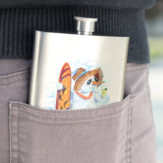 Kolf met Summer Snowman Drink Cocktail Flacon (Voorbeeld)