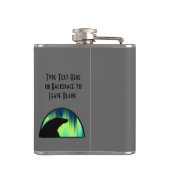 Kolf met tribaal Beer, maatkolf voor eigen Beer Heupfles (Achterkant)