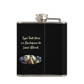 Kolf met tribaal Beer, maatkolf voor eigen Beer Heupfles (Achterkant)