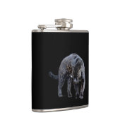 Kolf met zwarte inslag van Jaguar Diablo Heupfles (Rechts)