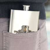 Kolf (roestvrij staal) 8 oz. flacon (Voorbeeld)