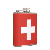 Kolf van de Zwitserse vlag Heupfles (Rechts)