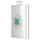 Kolf van klassiek roestvrij staal flacon (Links)