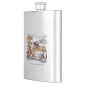 Kolf van Unicorn Reindeerroestvrij staal Flacon (Links)