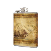 kolf voor de explorator van piratenschepen heupfles (Links)