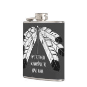 Kolf voor eigen kunstvaten (Eagle Eagle Feather Tr Heupfles (Links)