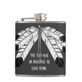 Kolf voor eigen kunstvaten (Eagle Eagle Feather Tr Heupfles (Voorkant)