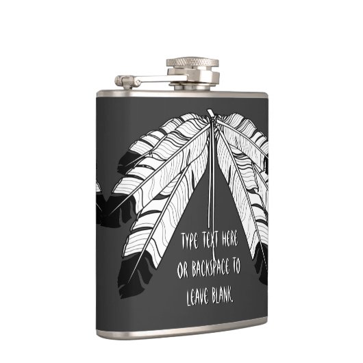 Kolf voor eigen kunstvaten (Eagle Eagle Feather Tr Heupfles (Rechts)