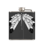 Kolf voor eigen kunstvaten (Eagle Eagle Feather Tr Heupfles (Achterkant)