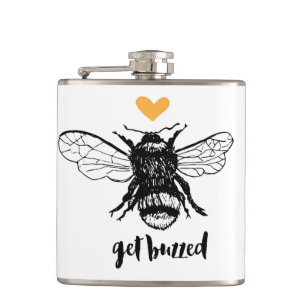 Kolf voor gepekelde honingbijen heupfles