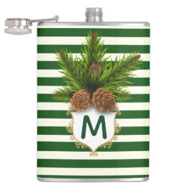 Kolf voor pijnbomen en groenstaven heupfles