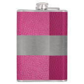 Kolf voor roze en metaal heupfles (Achterkant)