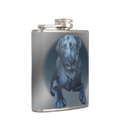 Kolf voor zwarte lak Aangepaste labrador Retriever Heupfles (Rechts)