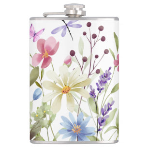 Kolf: Wildflowers Design Heupfles