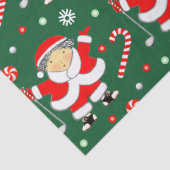 Kolfvakantiegeschenk Tissuepapier (Detail)