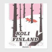Koli Finland vintage poster Sticker (Vel)