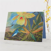 Kolibri Grusskarte Kaart (Gele Bloem)