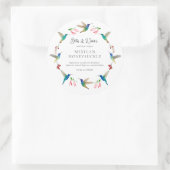 Kolibri Productlabel Ronde Sticker (Tas)