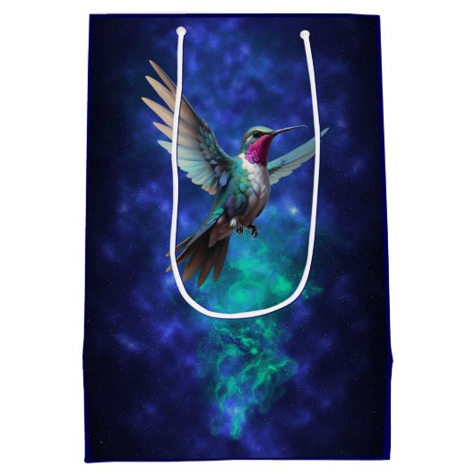 Kolibrie 1 - Medium geschenkzak Medium Cadeauzakje (Achterkant)