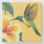 KOLIBRIE #1 STENEN ONDERZETTER (Voorkant)