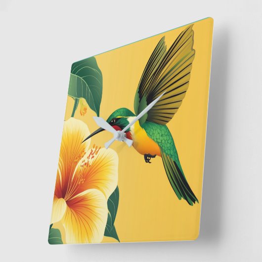 KOLIBRIE #1 VIERKANTE KLOK (Hoek)