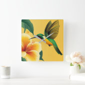 KOLIBRIE #1 VIERKANTE KLOK (Huis)