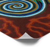 kolibrie - 2010 als poster/canvas poster (Hoek)