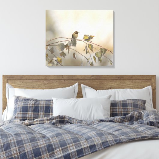 Kolibrie 5265 canvas afdruk (Insitu (Slaapkamer))