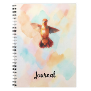Kolibrie Aquarel Vogel Kunst Persoonlijk Notitieboek