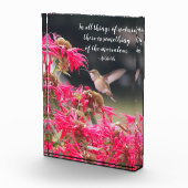 Kolibrie Aristoteles Philosophical Quote Fotoblokken (Rechts)