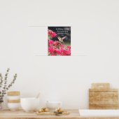 Kolibrie Aristotelische Filosofische Spreuk Poster (Keuken)