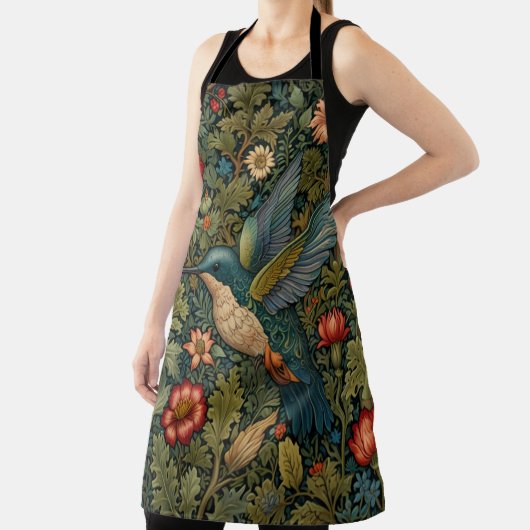  kolibrie art nouveau boho chic schort (Insitu)