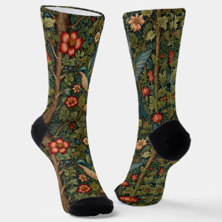 kolibrie art nouveau boho chic sokken