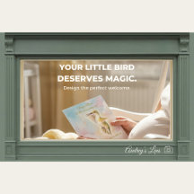 Kolibrie Baby Shower Uitnodiging | Pastel Hemel
