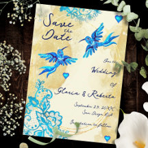 Kolibrie Barok Goud Elegantie Mexicaanse Bruiloft