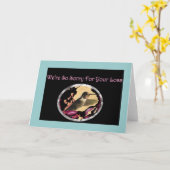 kolibrie blanco sympathiekaart kaart (Gele Bloem)