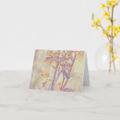 Kolibrie - Blank Wenskaart Kaart (Gele Bloem)