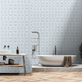 Kolibrie Blauwe Toile Behang