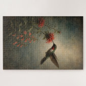Kolibrie Bloei | Vogelschildering | Puzzel (Horizontaal)